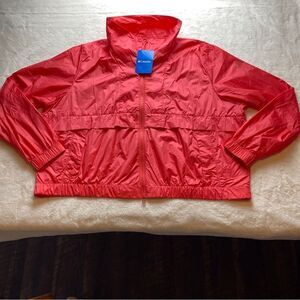 Columbia Pink Sunny City Windbreaker New With Tags Size 2X